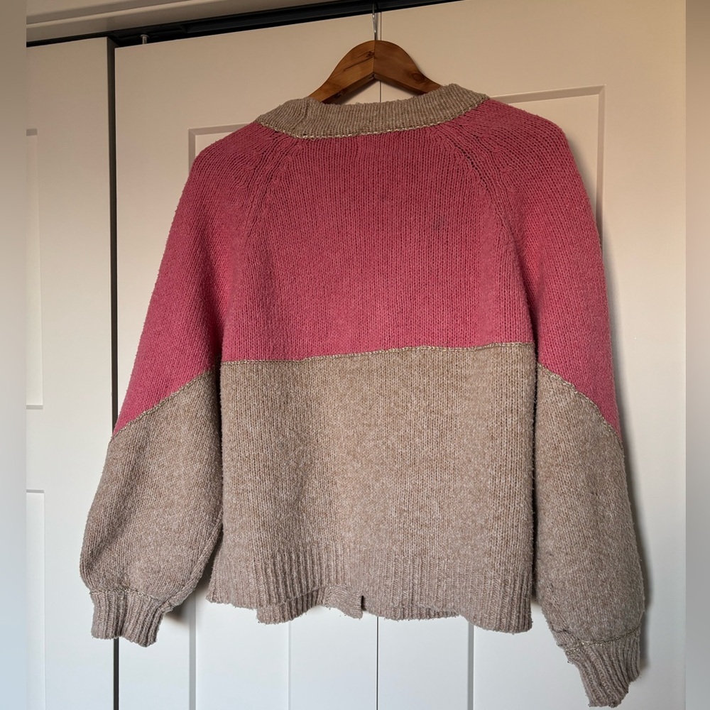 Lush Color Block Cardigan - Picture 8 of 11